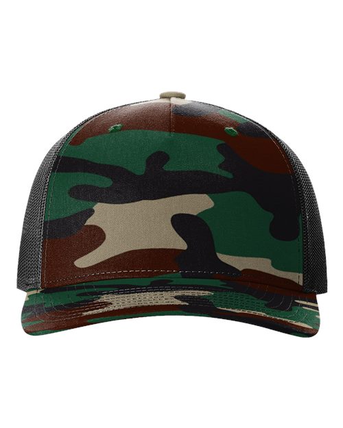 Five-Panel Printed Trucker Cap