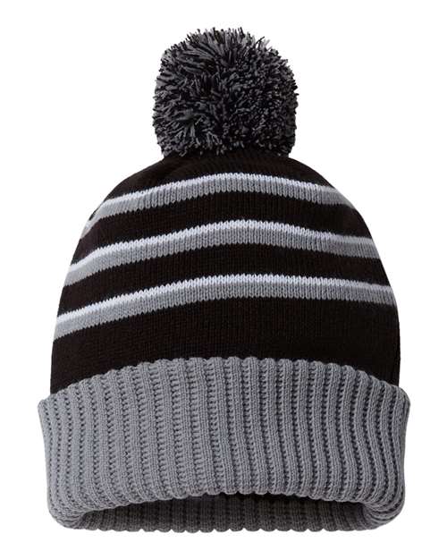 Pom Cuffed Beanie