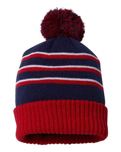 Pom Cuffed Beanie